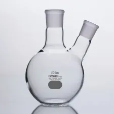 Boiling flask round bottom with 2 TS joints - Laboratory glass flasks for analysis - 1112132105