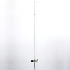Burette with glass stopcock clear class A - Glass burette for precise titration - 1112110100 - Image 1