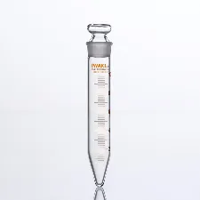 Centrifuge conical bottom with glass stopper with  - Various glass tubes for experiments - 1112128107 - Image 1