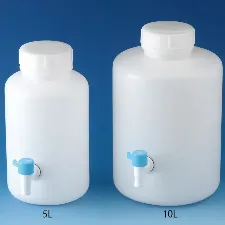 HDPE tank for lime water with cock - Plastic tanks, drums and gallons - 1122223121