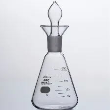 Iodine flask with glass stopper - Laboratory glass flasks for analysis - 1112132110