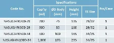 Nasu flask with TS joint - Laboratory glass flasks for analysis - 1112132114 - Image 2