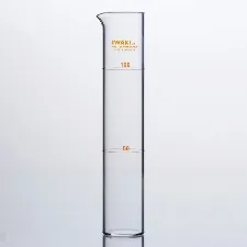 หลอดเนสเลอร์พร้อมปากเป่า เส้นแบ่งสีเหลืองอำพัน - ท่อแก้วชนิดต่าง ๆ สำหรับการทดลอง - 1112128101