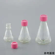 Sterile disposable erlenmeyer flask, baffle bottom - Plastic Erlenmeyer flasks - 1132230100
