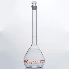 Volumetric flask with glass stopper class A - Volumetric flasks for liquid measurement - 1112131102 - Image 1