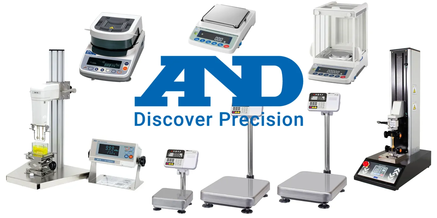 A&D - เครื่องชั่งดิจิตอล เซนเซอร์แรงดัน และเครื่องวัดความชื้น สำหรับอุตสาหกรรม อาหาร และการแพทย์