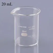 Beaker 20mL BKR20 - Borosilicate low form beaker - 1102120100111 - Image 1