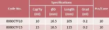 Centrifuge conical bottom rim grad 10ml 8080CTF10 - Low-expansion glass - 1112128105101 - Image 2