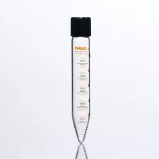 Centrifuge conical bottom screw cap grad 10ml 808 - Low-expansion glass - 1112128109101 - Image 1