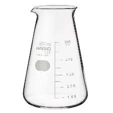 Conical beaker 500mL Hario 1-7117-05 - Glass beaker/cup for lab general use - 3012120102141