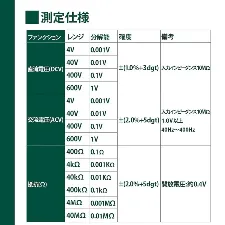 Digital multitester M-03FBM - Digital tester - 1141213100131 - Image 3