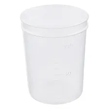 Disposable PP cup blow molded 100mL 1-4659-21 - Plastic beakers and cups - 3012220102101