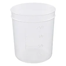 Disposable PP cup blow molded 200mL 1-4659-23 - Plastic beakers and cups - 3012220102121