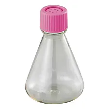 Sterile erlenmeyer flask 250mL vent cap SEF250V - Open system flask - 1132230101111 - Image 1