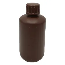 HDPE amber bottle (narrow-mouth) 2L 1031-05 - Narrow-neck amber HDPE bottle - 1122221115162 - Image 1
