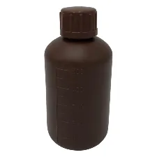 HDPE amber bottle (narrow-mouth) 500mL 1031-03 - Plastic bottles and vials - 1122221115131