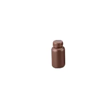 HDPE amber bottle (wide-mouth) 250mL 1032-02 - Plastic bottles and vials - 1122221116122