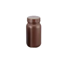 HDPE amber bottle (wide-mouth) 2L 1032-05 - Wide-neck amber HDPE bottle - 1122221116171 - Image 1