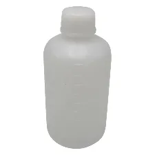 HDPE narrow-mouth round bottle 250mL 1027-05 - Narrow-mouth HDPE round bottle - 1122221104141 - Image 1
