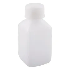 HDPE square bottle (narrow-mouth) 100mL 1029-01 - Narrow-neck square HDPE bottle - 1122221113101 - Image 1