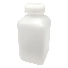 HDPE square standards bottle (wide-mouth) 1L 1030 - Plastic bottles and vials - 1122221114132