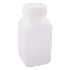 HDPE square standards bottle (wide-mouth) 500mL 1 - Wide-neck square HDPE bottle - 1122221114122 - Image 1