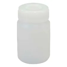 HDPE wide-mouth bottle with inner plug 100mL 1-46 - HDPE wide-mouth bottle - 3012221108121 - Image 1