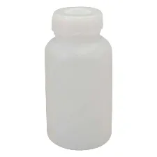 HDPE wide-mouth bottle with inner plug 250mL 1-46 - Plastic bottles and vials - 3012221108131