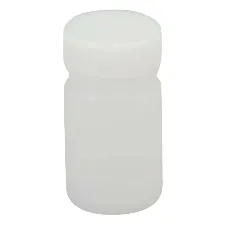 HDPE wide-mouth bottle with inner plug 50mL 1-465 - Plastic bottles and vials - 3012221108111