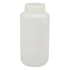HDPE wide-mouth bottle with PP cap 1L 1-4658-16 - Plastic bottles and vials - 3012221107151