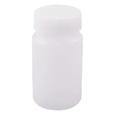 HDPE wide-mouth round bottle 100mL 1028-04 - Plastic bottles and vials - 1122221112131
