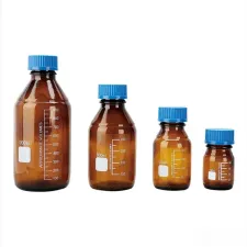 ขวดห้องแลบสีน้ำตาล 100มล. 100LBA - ขวดและไวอัลแก้ว สำหรับเก็บตัวอย่าง - 1102121101101