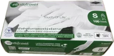 Latex medical gloves powder free green box LF-S - Powder-free latex gloves - 6004612100101 - Image 1