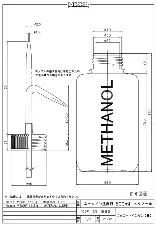 Name-in washing bottle Methanol 3251-03 - Labeled wash bottle - 1122222101121 - Image 2