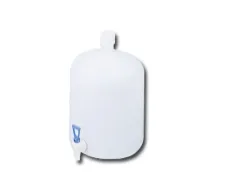 Narrow-neck HDPE round tank easy cock 10L 1033-02 - HDPE tank with easy-use cock - 1122223117112 - Image 1