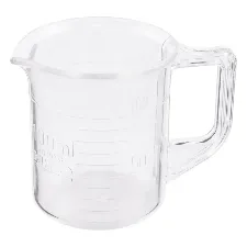 PC measuring cup with handle 100mL 3008-0100 - PC measuring cup - 1122220103101 - Image 1