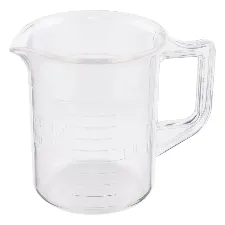 PC measuring cup with handle 200mL 3008-0200 - PC measuring cup - 1122220103111 - Image 1