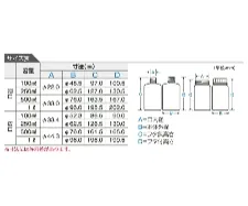 PC techno bottle (narrow-mouth) 100mL 1007-11 - Autoclave & EOG OK - 1122221100101 - Image 3
