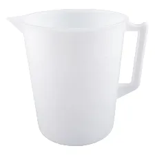 PE beaker with handle 3L 3012-06 - Plastic beakers and cups - 1122220101162