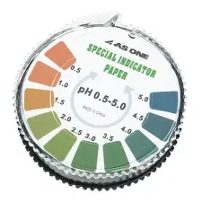 pH test paper roll 0.5-5.0, 5m pH0.5-5.0-roll - Color scale on case - 1102710101121 - Image 1