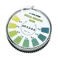 pH test paper roll 5.5-9.0, 5m pH5.5-9.0-roll - Color scale on case - 1102710101131 - Image 1