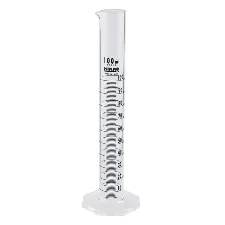 PMMA graduated cylinder 100mL 3001-07 - Acrylic resin PMMA - 1122233101132 - Image 1