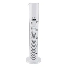 PMMA graduated cylinder 500mL 3001-03 - Acrylic resin PMMA - 1122233101171 - Image 1