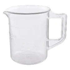 PMP beaker with handle 200mL 3006-05 - PMP beaker with handle - 1122220102112 - Image 1