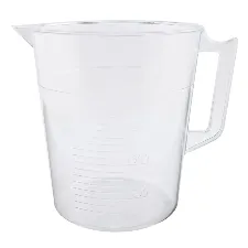 PMP beaker with handle 2L 3006-01 - PMP beaker with handle - 1122220102151 - Image 1