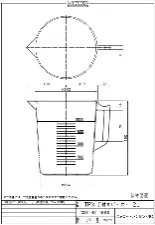 PMP beaker with handle 2L 3006-01 - PMP beaker with handle - 1122220102152 - Image 2