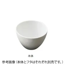 磁製るつぼ 100mL CR-100 - 耐熱 セラミック製 実験カップ - 1102520101161