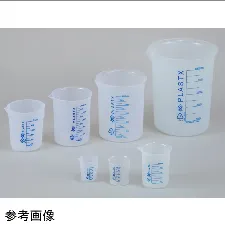 PP beaker with blue scale 2000mL PPB-2000 - Chemical-resistant PP - 1122220112151 - Image 1