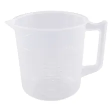 PP beaker with handle 300mL 3007-76 - Chemical resistant, one-piece - 1122220100121 - Image 1
