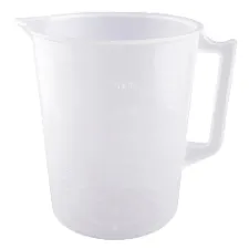 PP beaker with handle 3L 3007-72 - Chemical resistant, one-piece - 1122220100162 - Image 1
